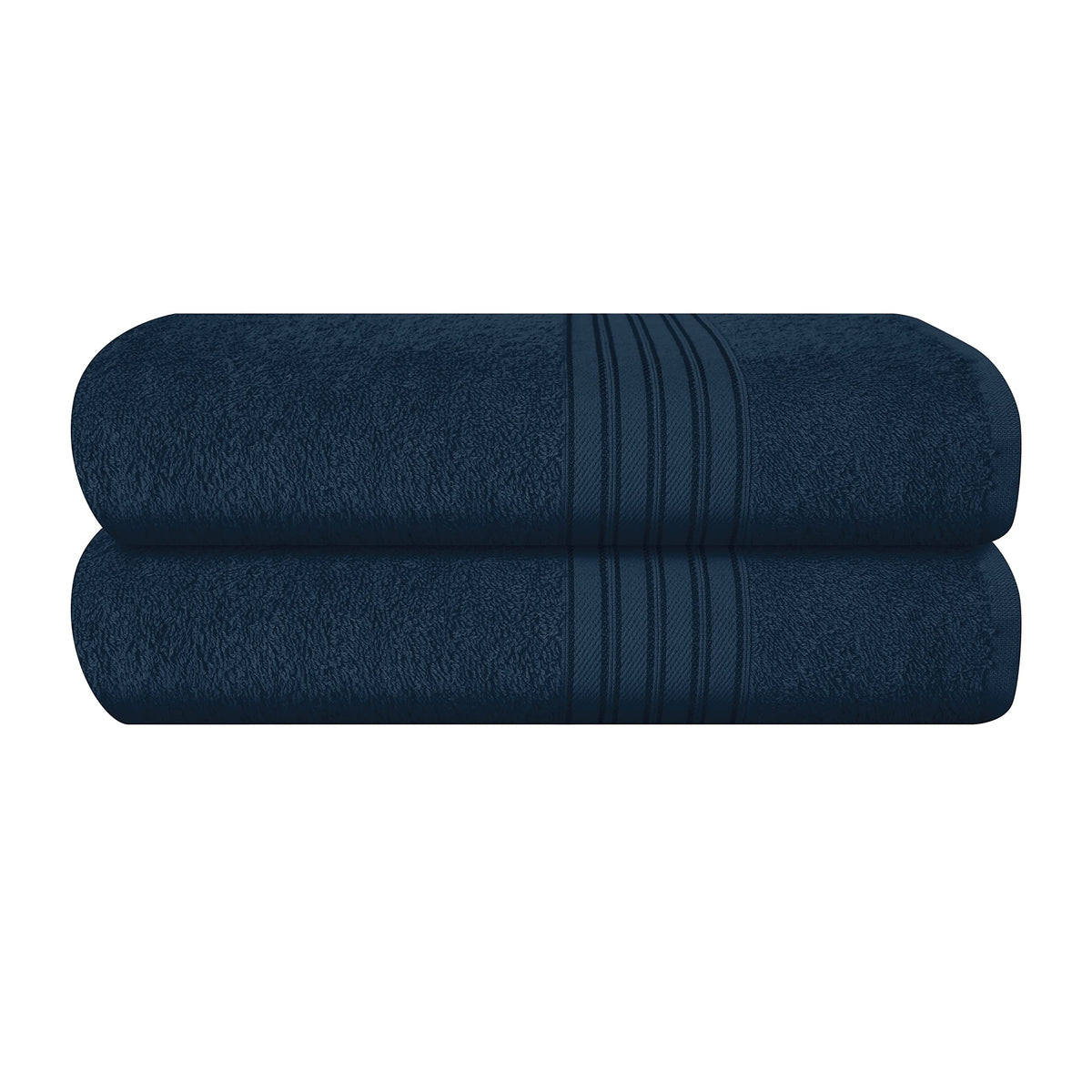 BOUTIQUO 6 Pack Cotton Towel Set, Contains 2 Bath Towels 28x55 inch, 2 Hand Towels 16x24 inch & 2 Wash Coths 12x12 inch, Ideal Everyday use, Ultra Soft Compact & Lightweight - Purple