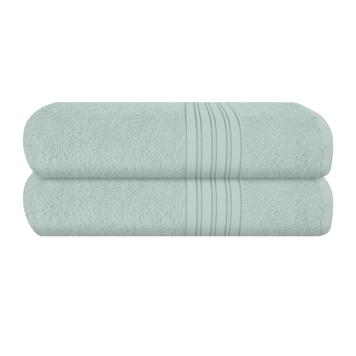 BOUTIQUO 6 Pack Cotton Towel Set, Contains 2 Bath Towels 28x55 inch, 2 Hand Towels 16x24 inch & 2 Wash Coths 12x12 inch, Ideal Everyday use, Ultra Soft Compact & Lightweight - Purple