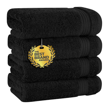 Cotton Paradise 100% Cotton Turkish Towel Set, Soft Absorbent Quick Dry, 6 Piece Towel Set, Beige