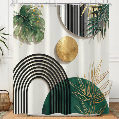 Accnicc Forest Mountain Shower Curtain Dark Green Nature Misty Pine Tree Shower Curtains for Bathroom Foggy Rustic Woodland Decorative Waterproof Fabric Bath Curtain Decor 72×72 Inches