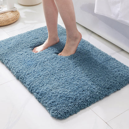 ILANGO Bathroom Rugs 32" × 20", Extra Soft Absorbent Microfiber Bath Rugs