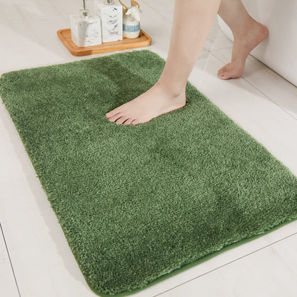 COSY HOMEER Extra Thick Bath Rugs for Bathroom Non Slip Bath Mat 20x32 Navy