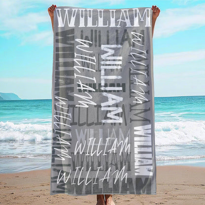 JML Microfiber Bath Towels, Bath Towel Set (6 Pack, 27" x 55") - Extra Absorbent and Fast Drying,Multipurpose Microfiber Towel for Bath, Beach, Pool, Sports, Yoga - Grey