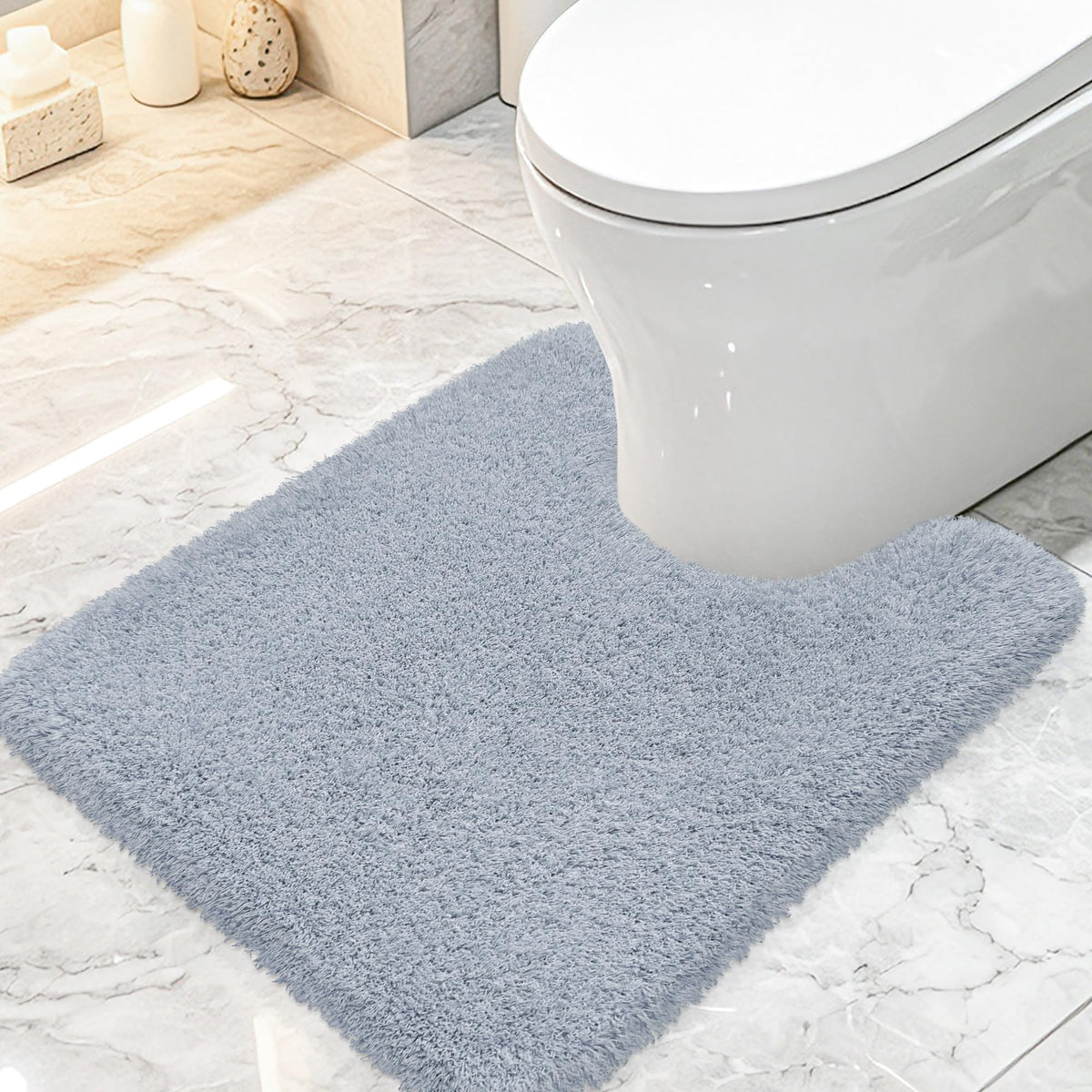 Pink Bathroom Rugs Non Slip 30"x20",Absorbent Bath Mat Quick Dry