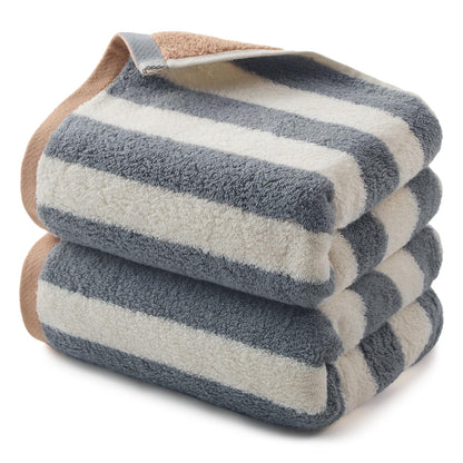 REDKISS Striped Hand Towels for Bathroom, Kitchen Decor, Guest Use, Ultra Soft and Highly Absorbent for Kids Adults, 100% Cotton, 12” x 28”, 3 Pack
