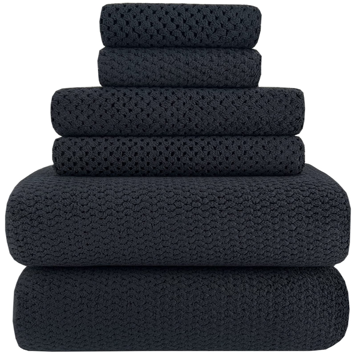 YTYC 29x59 Bath Towels Set,Towels for Bathroom,Olive Green,6-Pieces