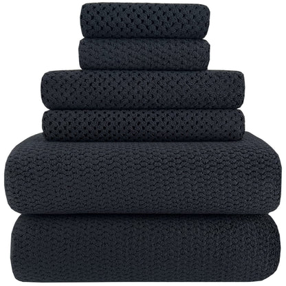 YTYC 29x59 Bath Towels Set,Towels for Bathroom,Olive Green,6-Pieces