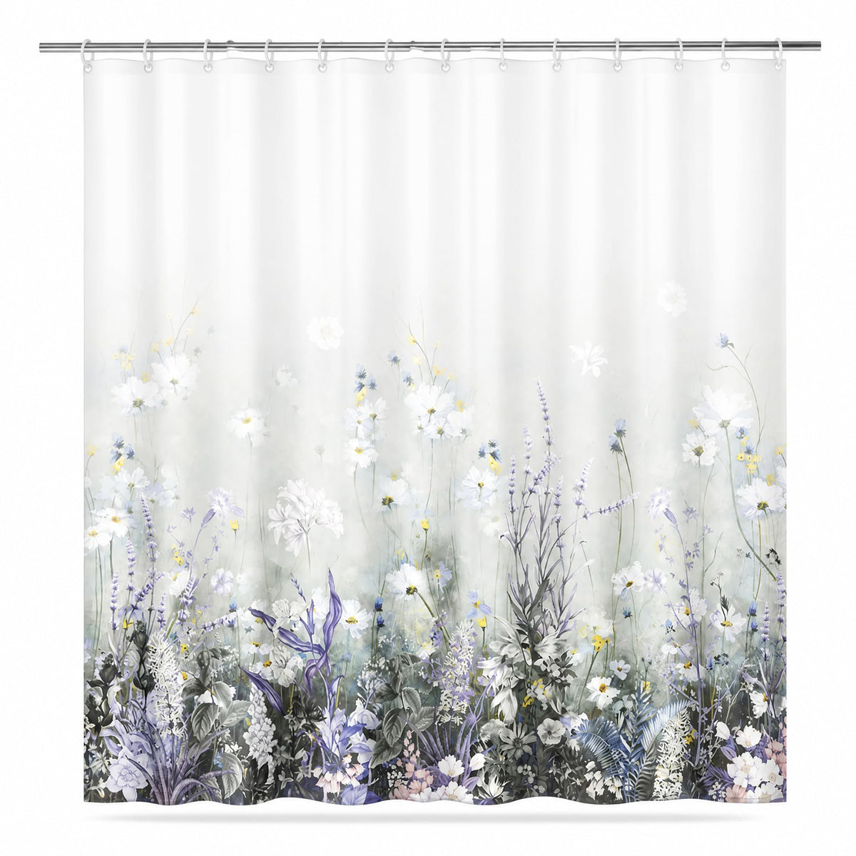 Boho Shower Curtain 72"x72" Water Repellent Polyester Fabric