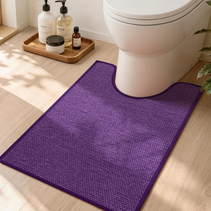 YIHOUSE Gray Bathroom Rugs Sets 3 Piece, Quick Dry Thin Bath Mat with Toilet Rug, Non Slip Absorbent Machine Washable, Bath Runner Rugs for Bathtub Sink Home Decor