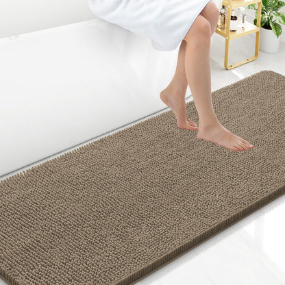 Arotive Bathroom Rugs 24x16, Soft Absorbent Shaggy Chenille Bath Rugs