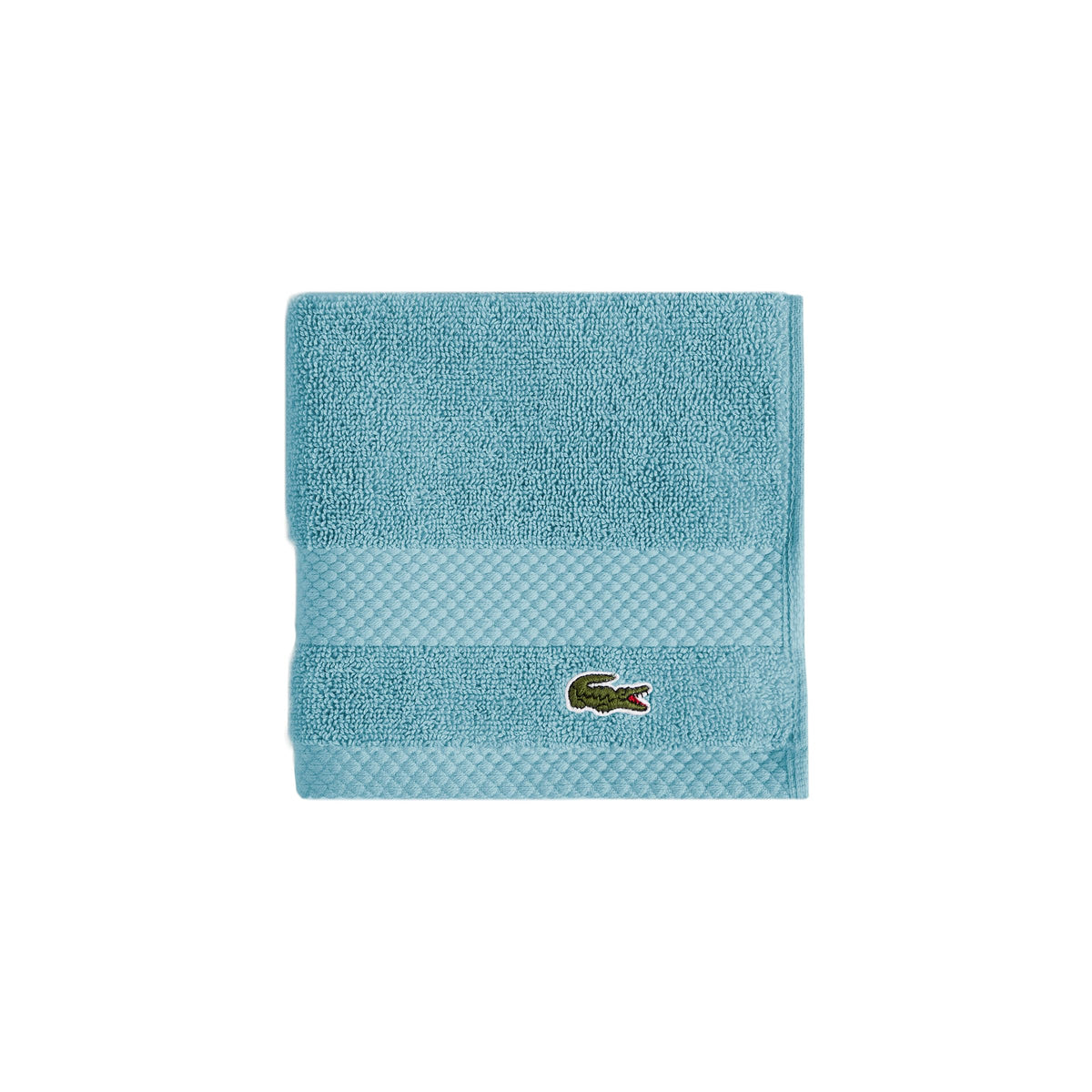 Lacoste Heritage 100% Supima Cotton Bath Towel 30" x 54", White