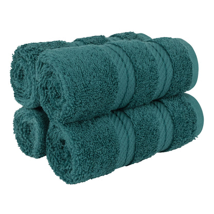 American Soft Linen 100% Cotton Luxury Turkish Towels, 4 PC Bath Towel Set