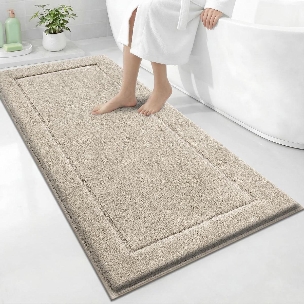 Extra Soft Bathroom Rug 20" x 30", Bath Mat, Throw Rug for Kitchen