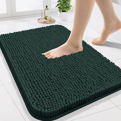 Arotive Bathroom Rugs 24x16, Soft Absorbent Shaggy Chenille Bath Rugs