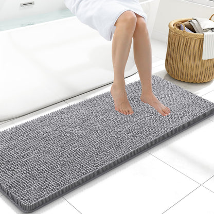 Arotive Bathroom Rugs 24x16, Soft Absorbent Shaggy Chenille Bath Rugs