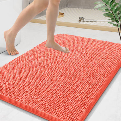 Arotive Bathroom Rugs 24x16, Soft Absorbent Shaggy Chenille Bath Rugs