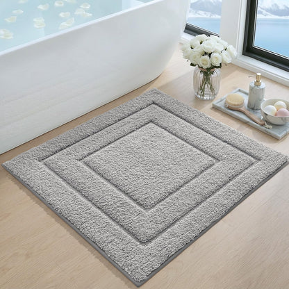 DEXI Bathroom Rugs 36x24, Non-Slip and Absorbent Bath Mat, Beige
