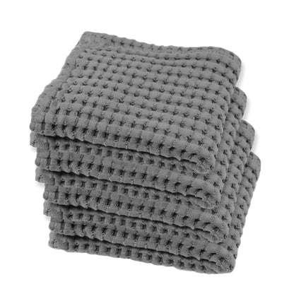 GILDEN TREE Waffle Hand Towels for Bathroom Quick Dry Large Luxury Lint Free Super Absorbent Cotton Hand Towels Set of 2, Modern Style (Cream)