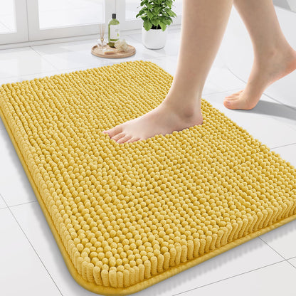 Arotive Bathroom Rugs 24x16, Soft Absorbent Shaggy Chenille Bath Rugs