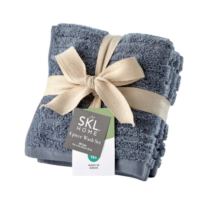 SKL Home CloudSoft Bath Towel, 100% Cotton Luxury, Teal