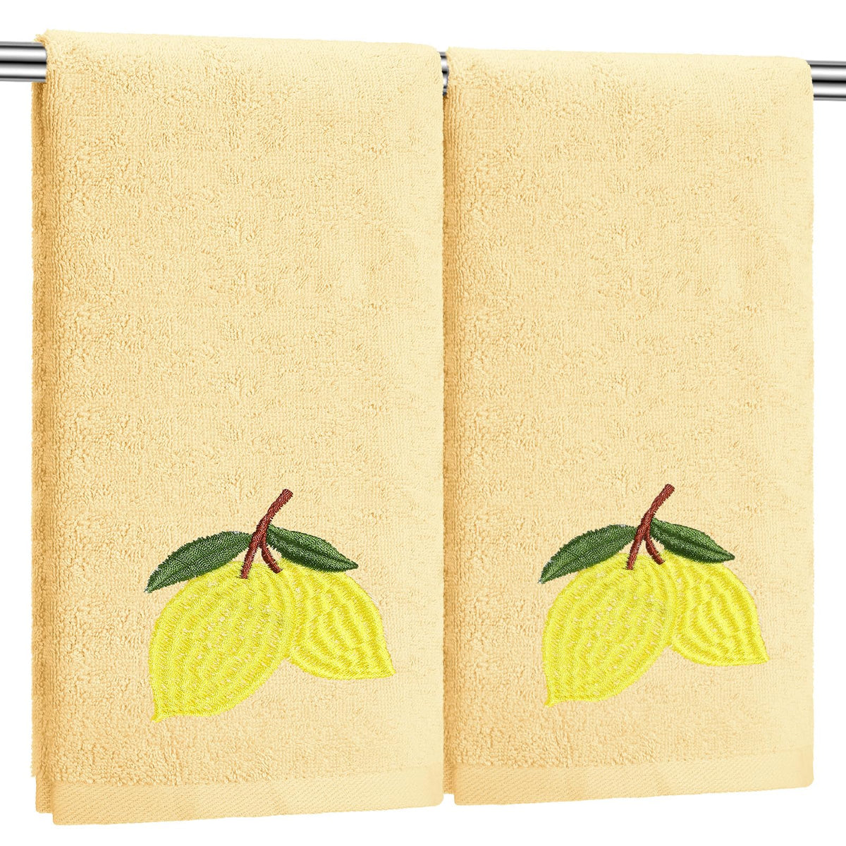 SmoothNovelty 2 Pcs Butterfly Hand Towels Purple Bathroom Decor 14x29 Inch