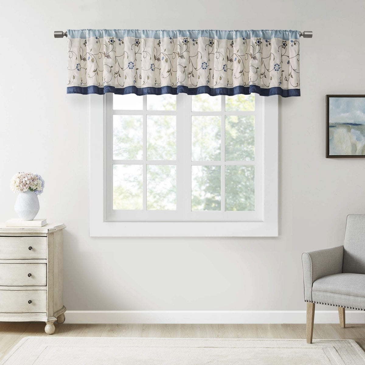 Madison Park Serene Shower Curtain for Bathroom, 72 x 72, Purple
