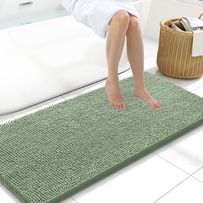 Arotive Bathroom Rugs 24x16, Soft Absorbent Shaggy Chenille Bath Rugs