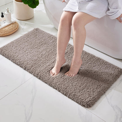 ILANGO Bathroom Rugs 32" × 20", Extra Soft Absorbent Microfiber Bath Rugs