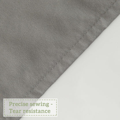 Farmhouse Ruffle Shower Curtain, Gray, 72 x 72 in