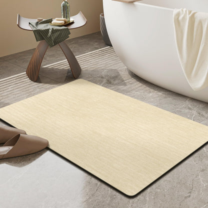 Mecko Bath Mat 16"x24",Ultra Thin Bathroom Rug fit Under Door Light Blue