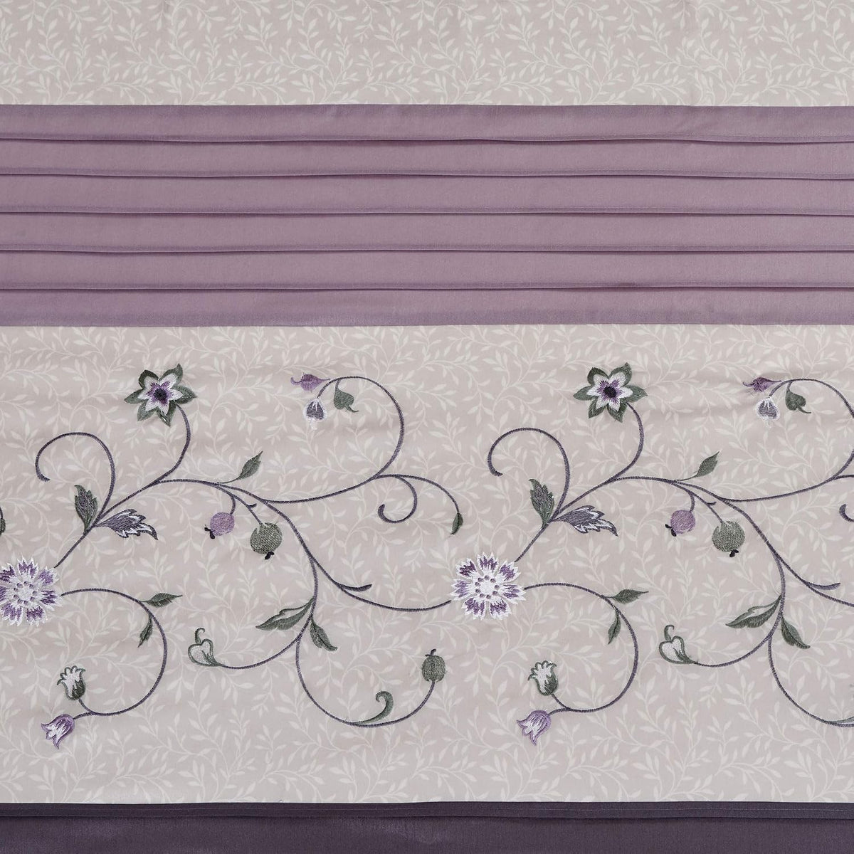 Madison Park Serene Shower Curtain for Bathroom, 72 x 72, Purple