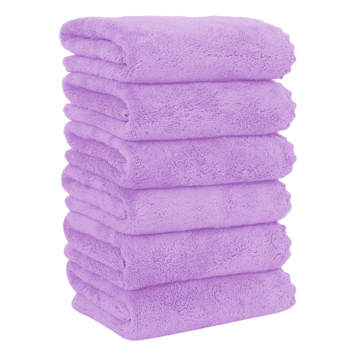 MOONQUEEN 6 Pack Premium Hand Towels - Quick Drying - Microfiber Coral Velvet Highly Absorbent Towels - Multipurpose Use as Hotel, Bathroom, Shower, Spa, Hand Towel 16 x 28 inches (Brown)