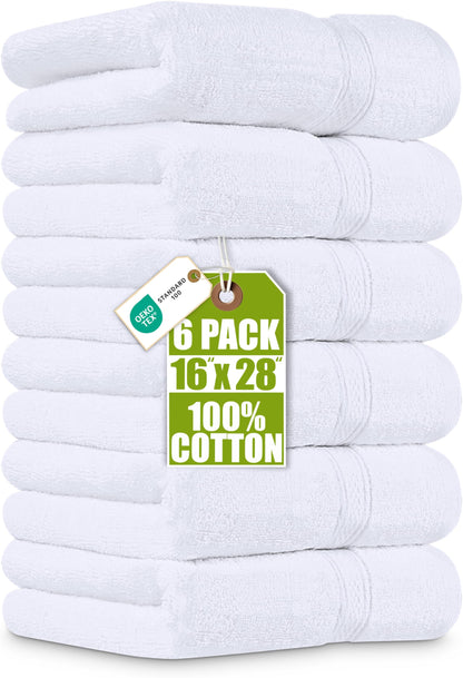 Utopia Towels 6 Pack Premium Hand Towels, 16x28 in, 600 GSM Cotton, Navy