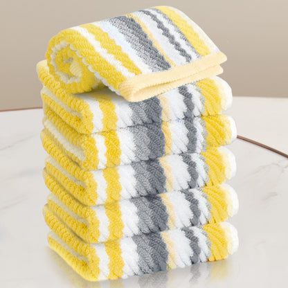VOOVA & MOVAS Hand Towels 4 Pack, 100% Cotton, 16x27 in, Sage Beige