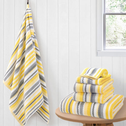 VOOVA & MOVAS Hand Towels 4 Pack, 100% Cotton, 16x27 in, Sage Beige