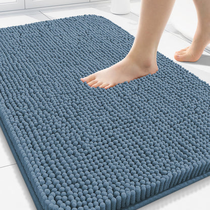 Arotive Bathroom Rugs 24x16, Soft Absorbent Shaggy Chenille Bath Rugs