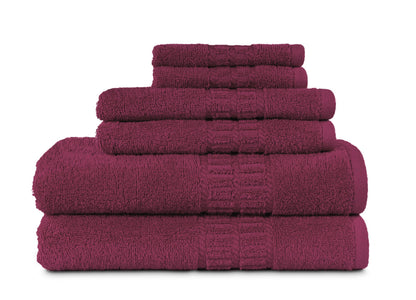 MyPillow MyTowels 6 Piece Towel Set - 100% Cotton Soft Absorbent Towels for Bathroom, 2 Bath Towels, 2 Hand Towels, 2 Washcloths [MyTowels 6-Piece Set, Khaki]