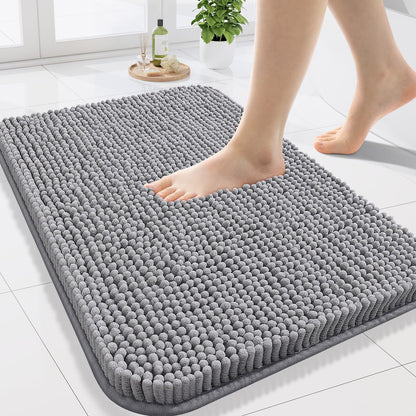 Arotive Bathroom Rugs 24x16, Soft Absorbent Shaggy Chenille Bath Rugs