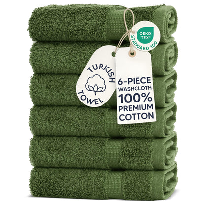 Chakir Turkish Linens 100% Cotton 4-Pack Bath Towels 27x54, Gray