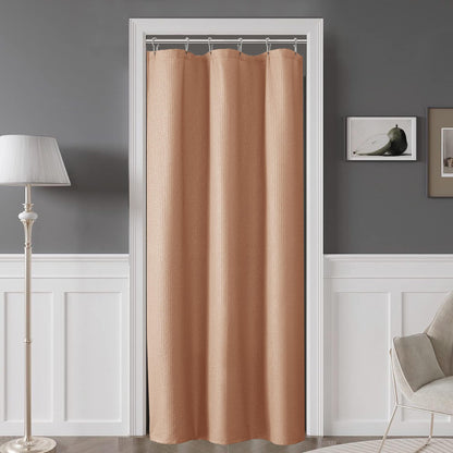 OVZME Berry Cute Shower Curtain, Embossed Textured Fabric Shower Curtain for Bathroom - Soft Cloth & Hotel Spa Luxury, Water Repellent, Machine Washable Shower Curtain, 72X72, Glacier Blue