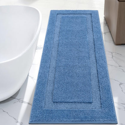SHACOS Extra Soft Large Long Bathroom Runner Rug 60x24, White