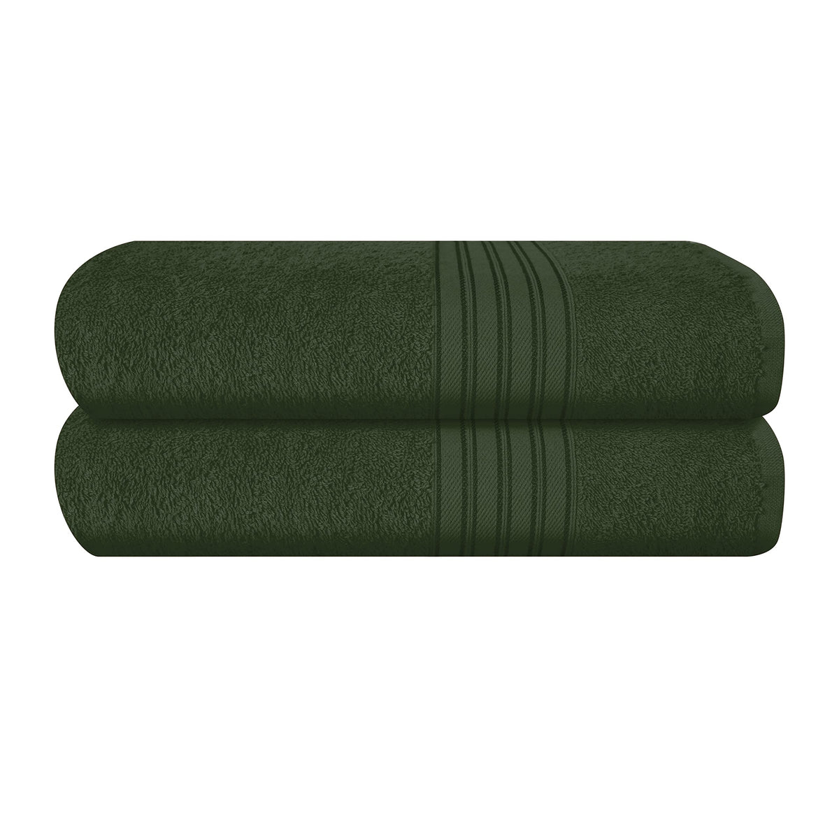 BOUTIQUO 6 Pack Cotton Towel Set, Contains 2 Bath Towels 28x55 inch, 2 Hand Towels 16x24 inch & 2 Wash Coths 12x12 inch, Ideal Everyday use, Ultra Soft Compact & Lightweight - Purple
