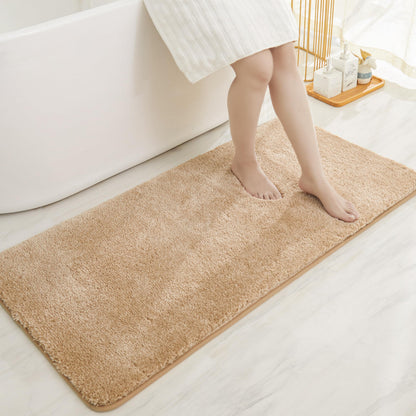 COSY HOMEER Extra Thick Bath Rugs for Bathroom Non Slip Bath Mat 20x32 Navy