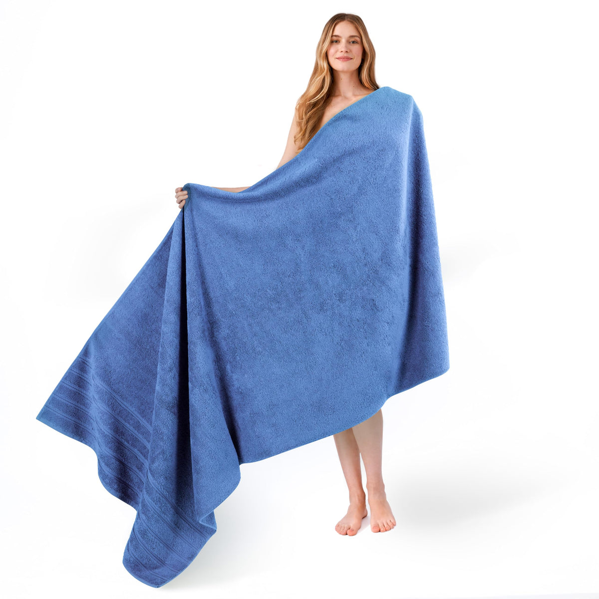 American Soft Linen 100% Cotton Luxury Turkish Towels, 4 PC Bath Towel Set