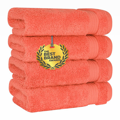 Cotton Paradise 100% Cotton Turkish Towel Set, Soft Absorbent Quick Dry, 6 Piece Towel Set, Beige