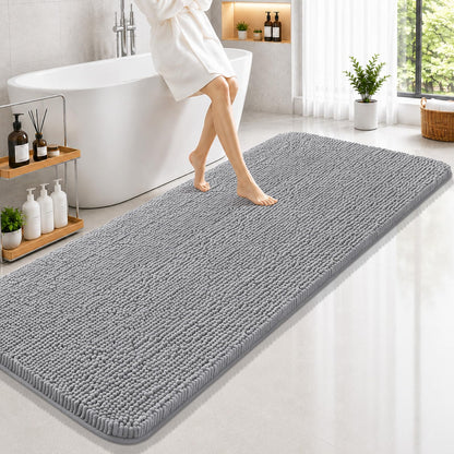 Arotive Bathroom Rugs 24x16, Soft Absorbent Shaggy Chenille Bath Rugs