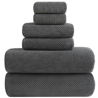 YTYC 29x59 Bath Towels Set,Towels for Bathroom,Olive Green,6-Pieces