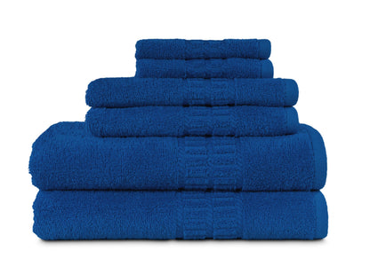 MyPillow MyTowels 6 Piece Towel Set - 100% Cotton Soft Absorbent Towels for Bathroom, 2 Bath Towels, 2 Hand Towels, 2 Washcloths [MyTowels 6-Piece Set, Khaki]