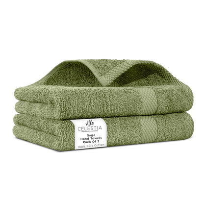 Villa Celestia 100% Cotton Bath Towel Set of 18-4 Bath Towels, 6 Hand Towels, 8 Wash Cloths, Sustainable, Soft, Highly Absorbent, Combed Cotton 18 Piece Set for Hotels, Spa, Bathroom, Dorm, Blue