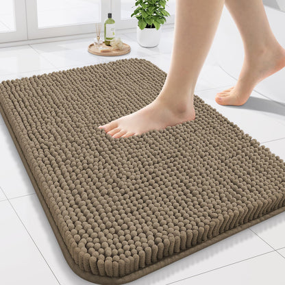 Arotive Bathroom Rugs 24x16, Soft Absorbent Shaggy Chenille Bath Rugs